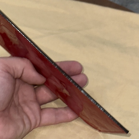 Louis Vuitton cherry red vernis falecie insert pochette clutch case - Picture 6 of 12